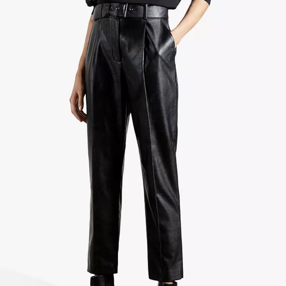 Ted Baker Faydell Faux Leather Trousers